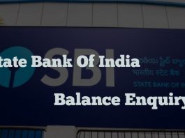 SBI Balance Enquiry