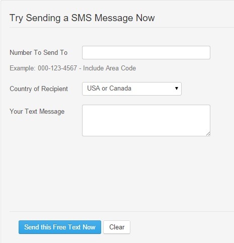 twilio send sms without number