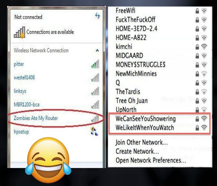 Funny Wifi Names for Router