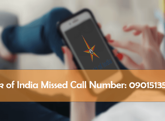 BOI - Bank of India Missed Call Number
