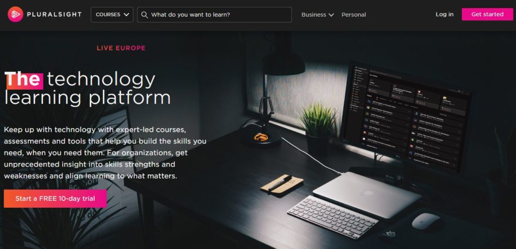 Pluralsight - Similar Websites like Udemy