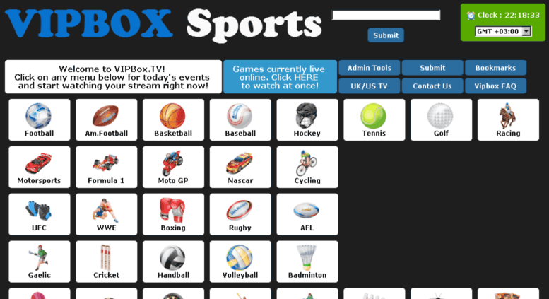 vipbox - sports watch online