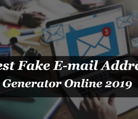 Best Fake E-mail Address Generator Online