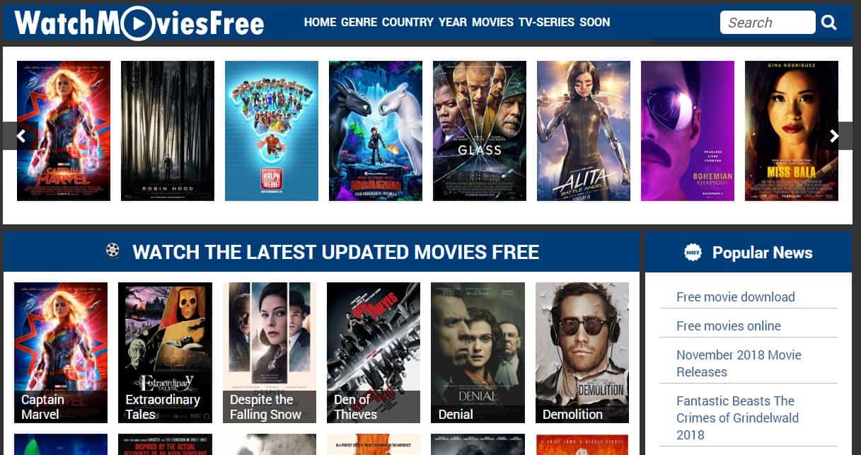 where can i watch free movies and tv shows online without downloading